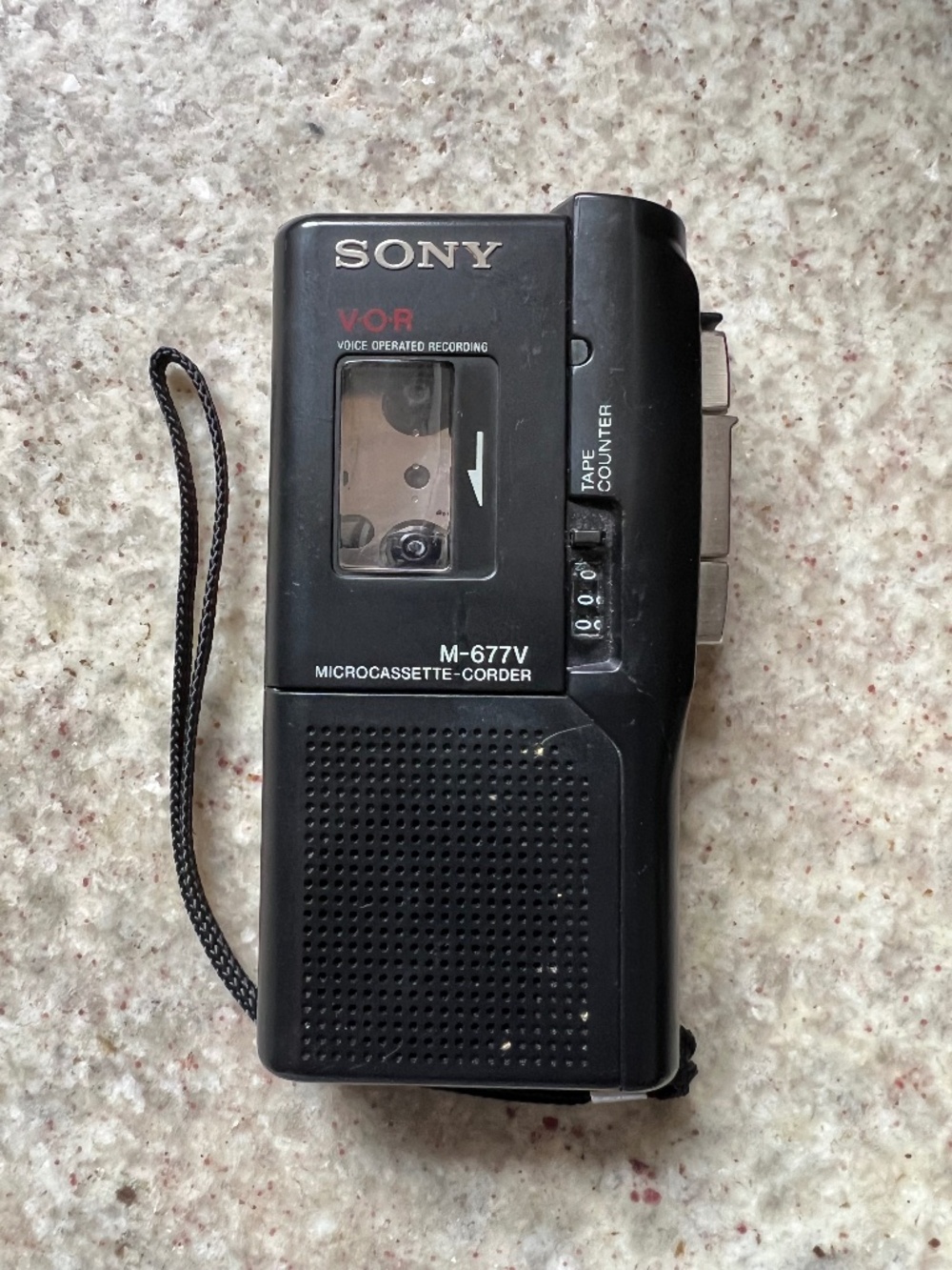 Sony VOR Microcassett-Corder M-667V (Powers On--Repair/Parts)